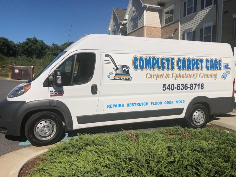 complete carpet care vehicle